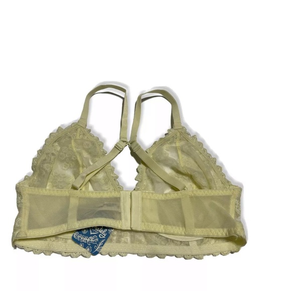Free People Veronica Lace Bra 36D Faded Sunshine - Picture 7 of 12